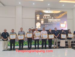 Lapas Gunung Sugih Terima Penghargaan Kanwil DJPb Lampung Awards Semester I TA 2023